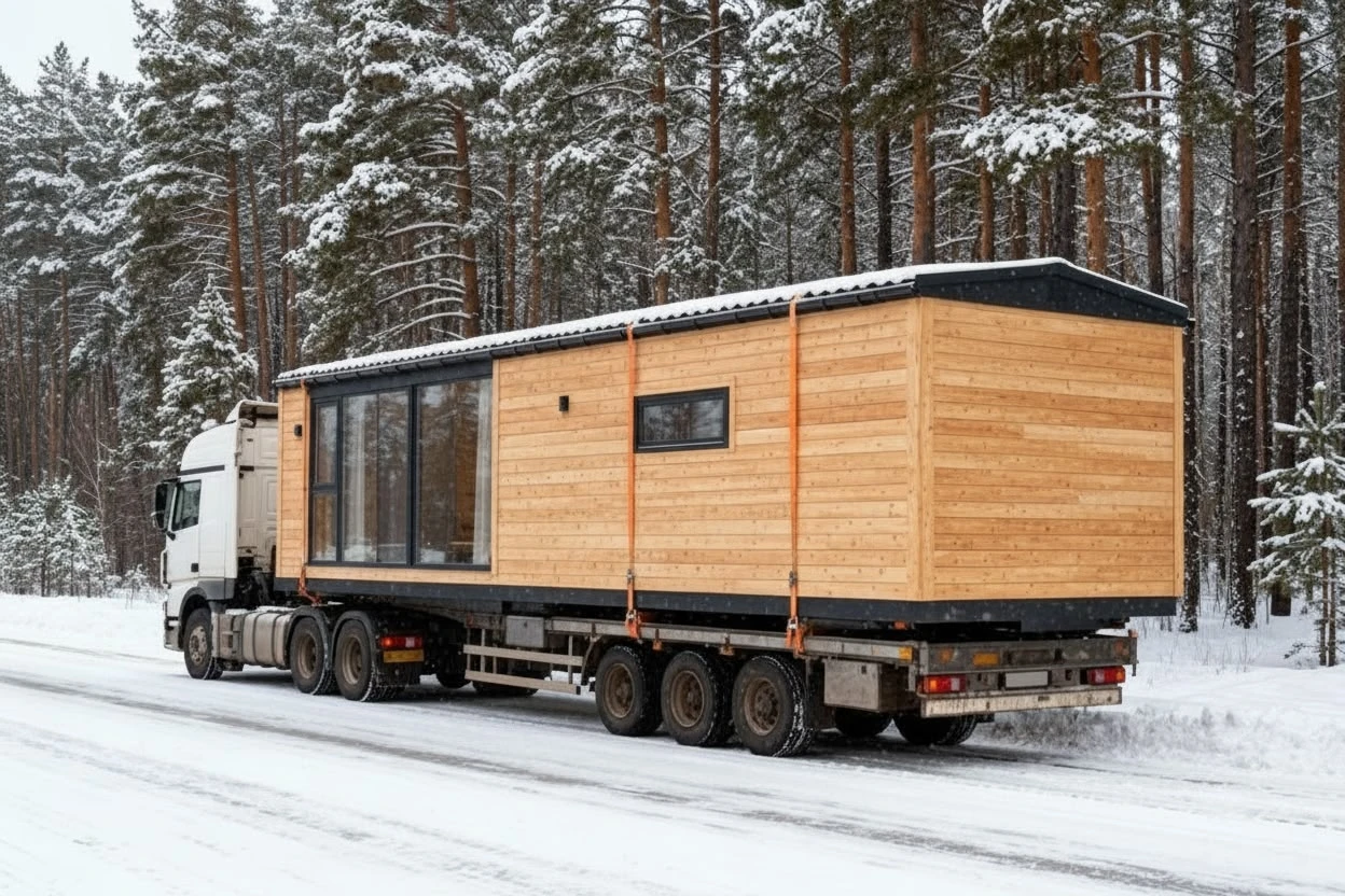 Перевозка модульного дома
