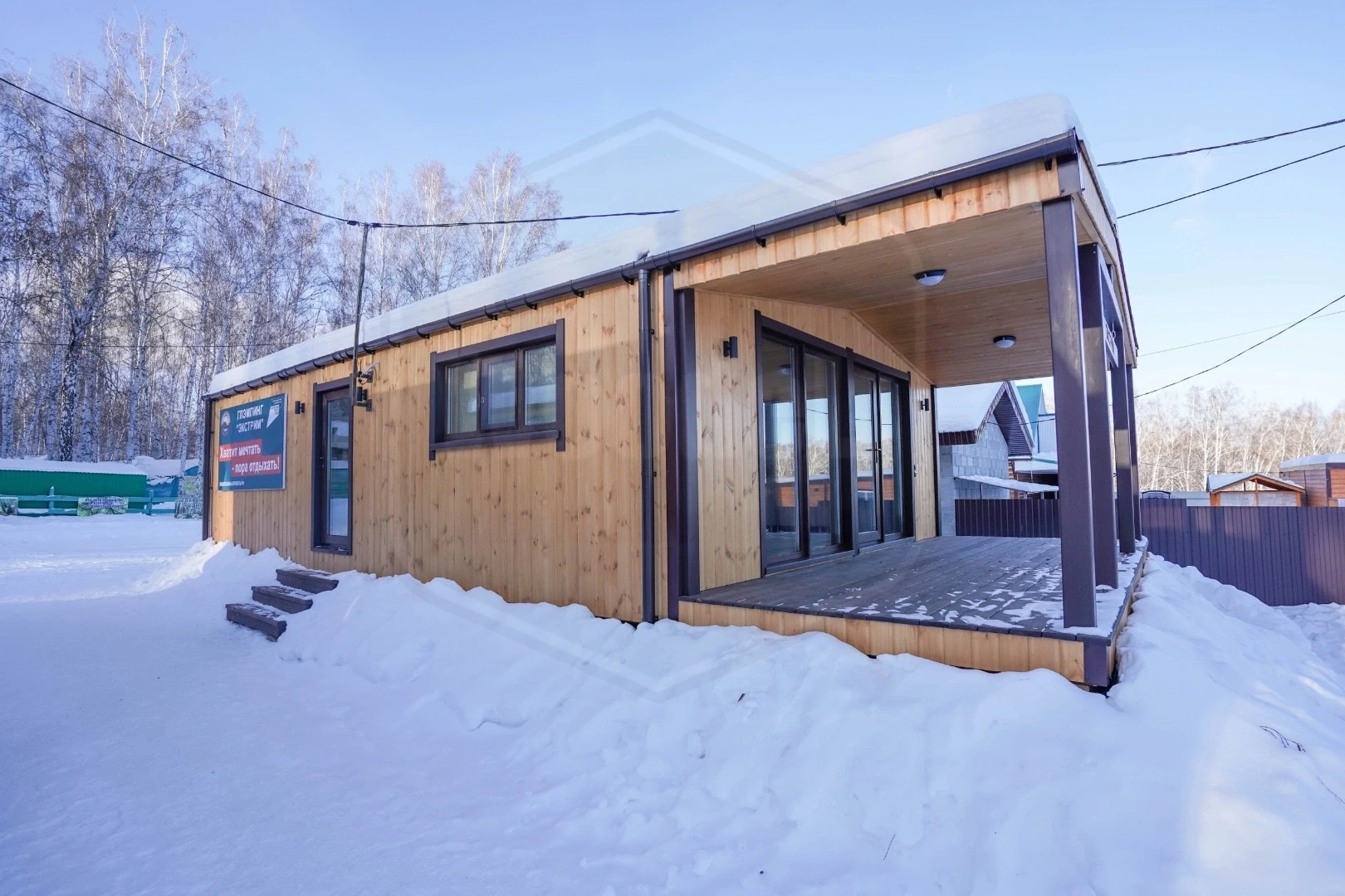 Модульный дом и баня в селе Аскарово