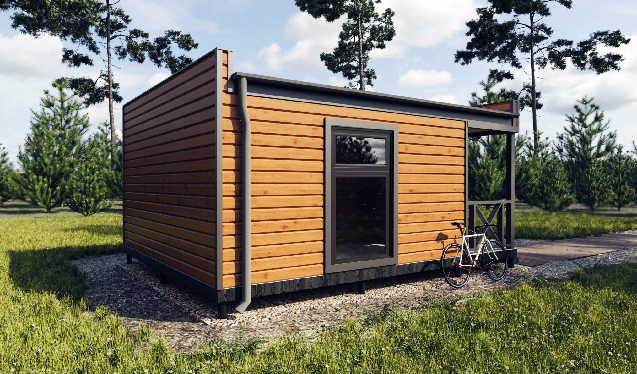 Дом BOX серии Lite 4.5х6+2