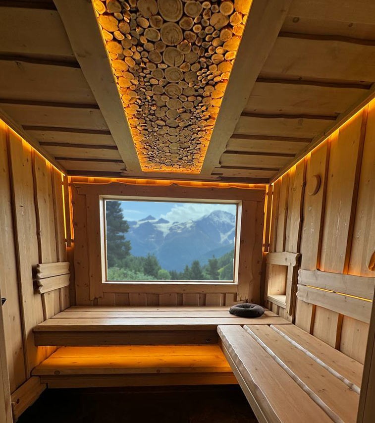 Интерьер модульной бани премиум