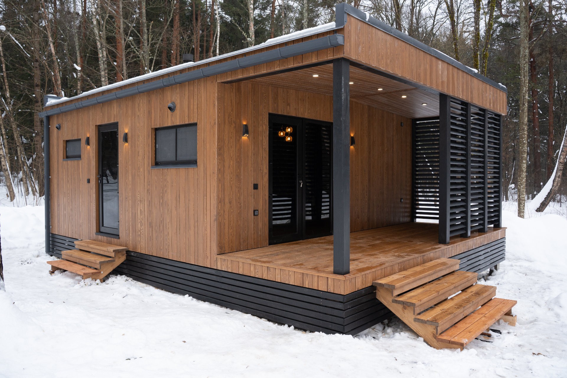 Каркасная баня с установкой в Челябинске