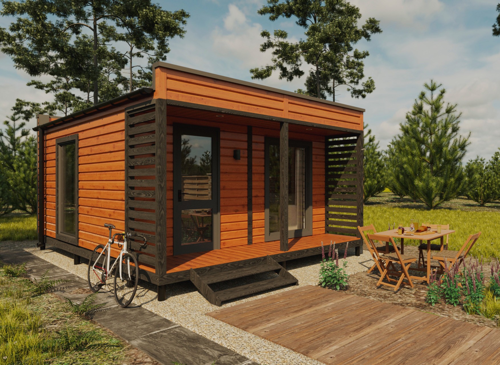 Дом BOX серии Lite 4,5х5+1