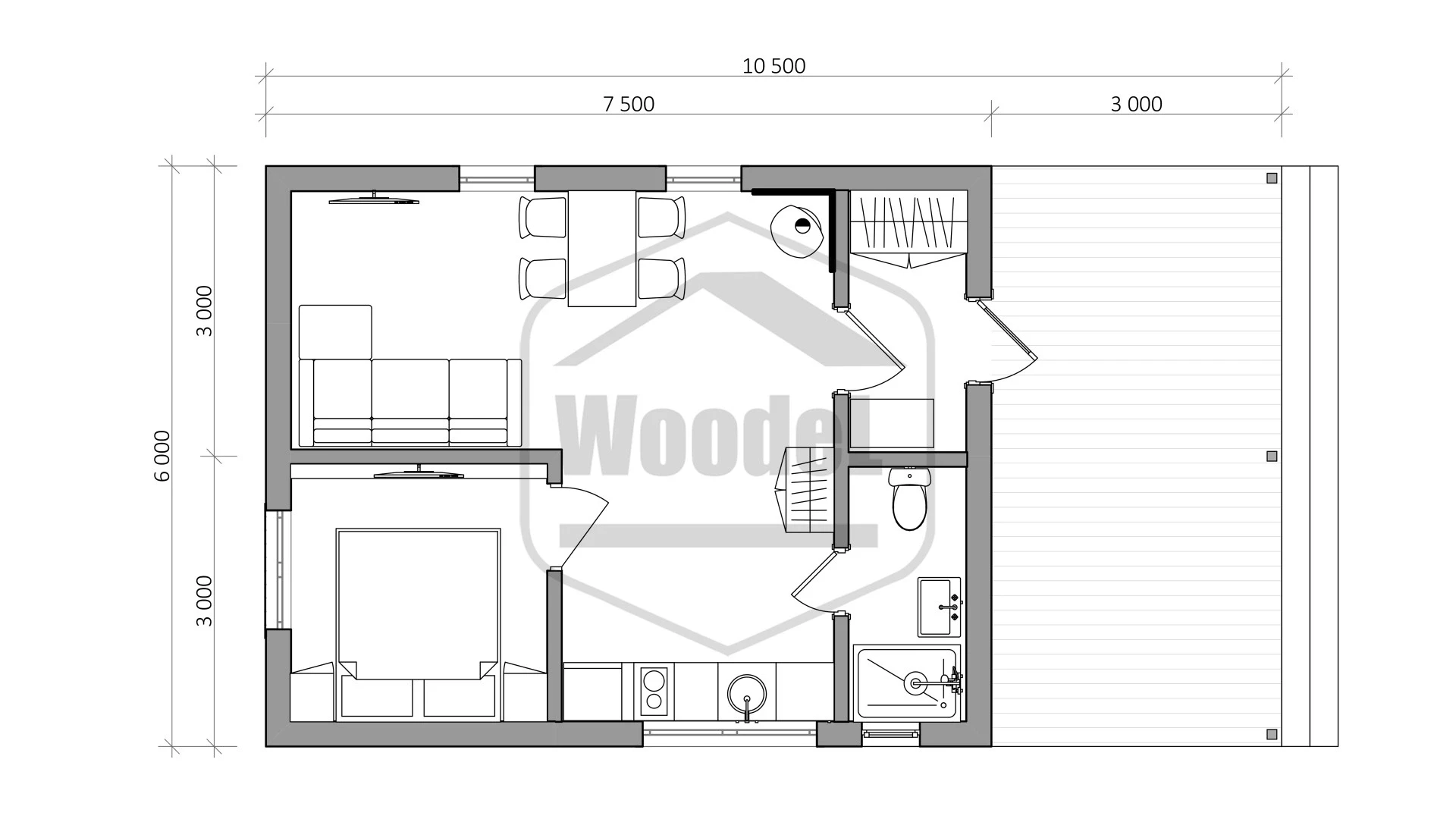 Woodelд 48 Chalet Pro