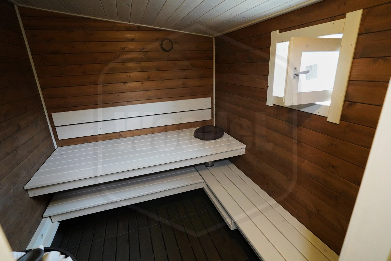 Модульная баня woodel barn 4,5x7 метров