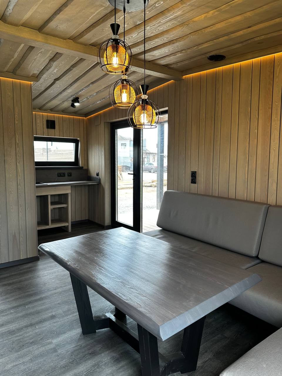 Интерьер модульной бани премиум