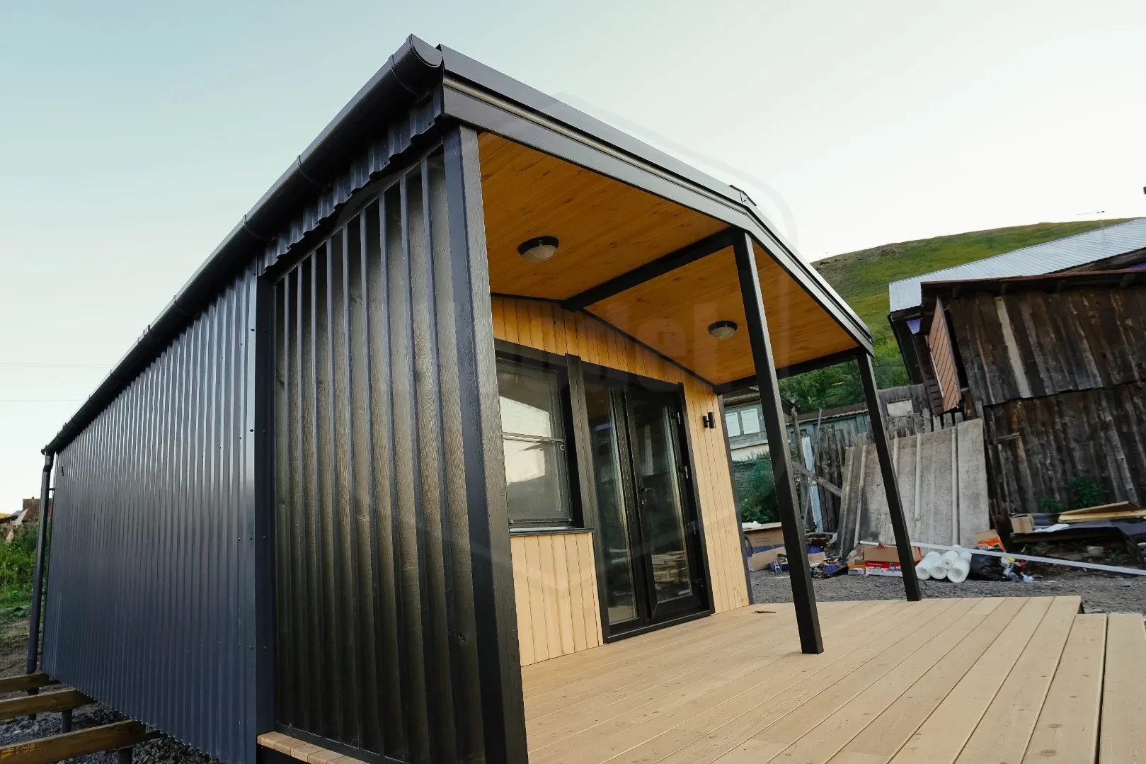 Современная модульная баня