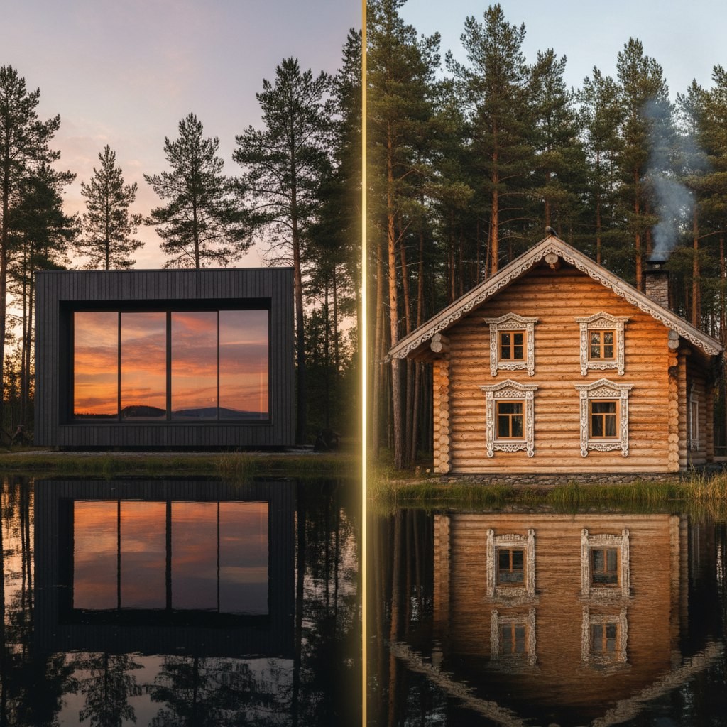 Модульный дом или сруб: сравниваем скорость возведения, цену и усадку.