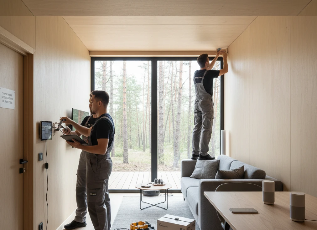 Интеграция «умного дома» и мониторинга в модульном доме