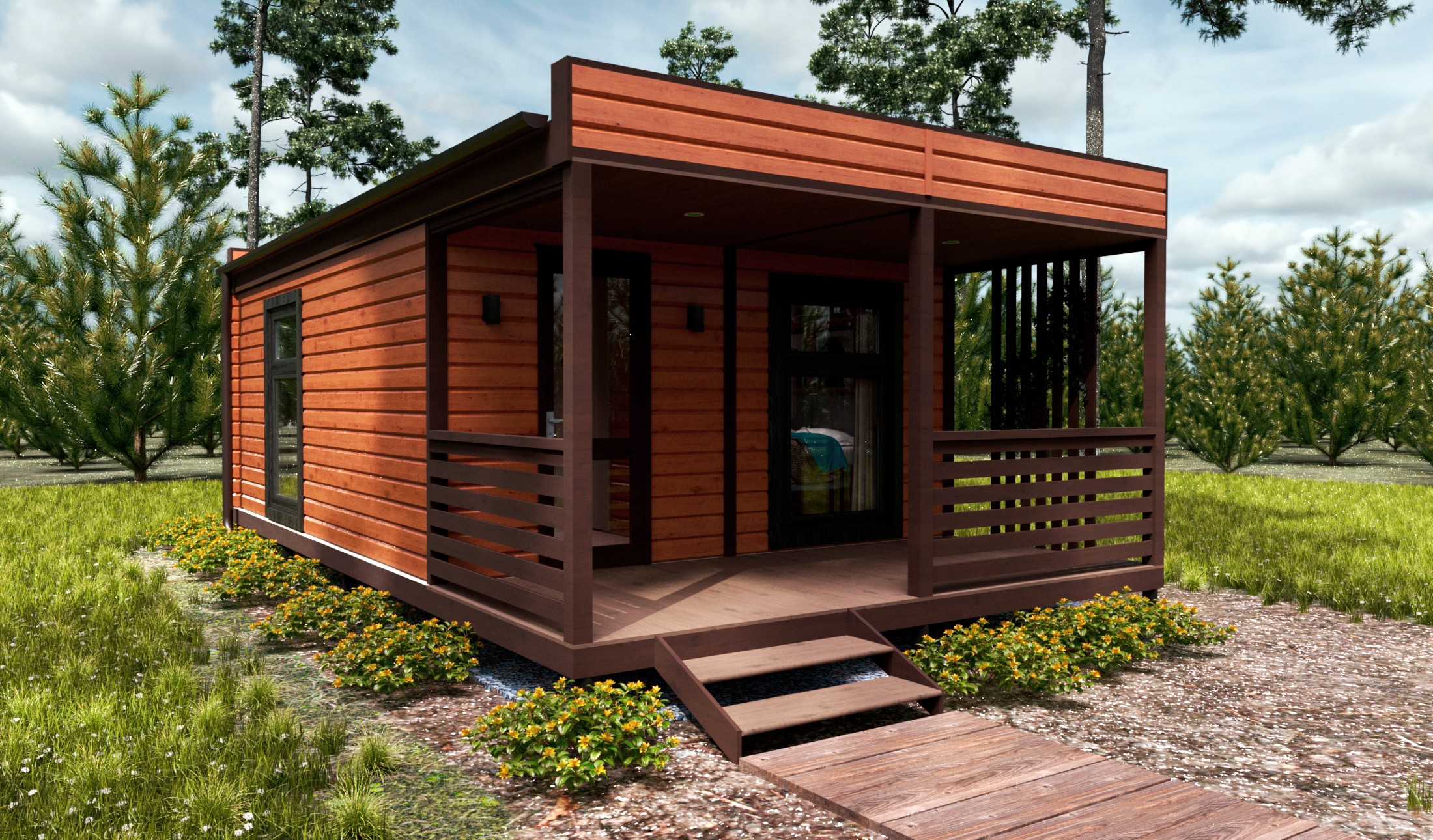 Дом BOX серии Lite 4.5х6+1