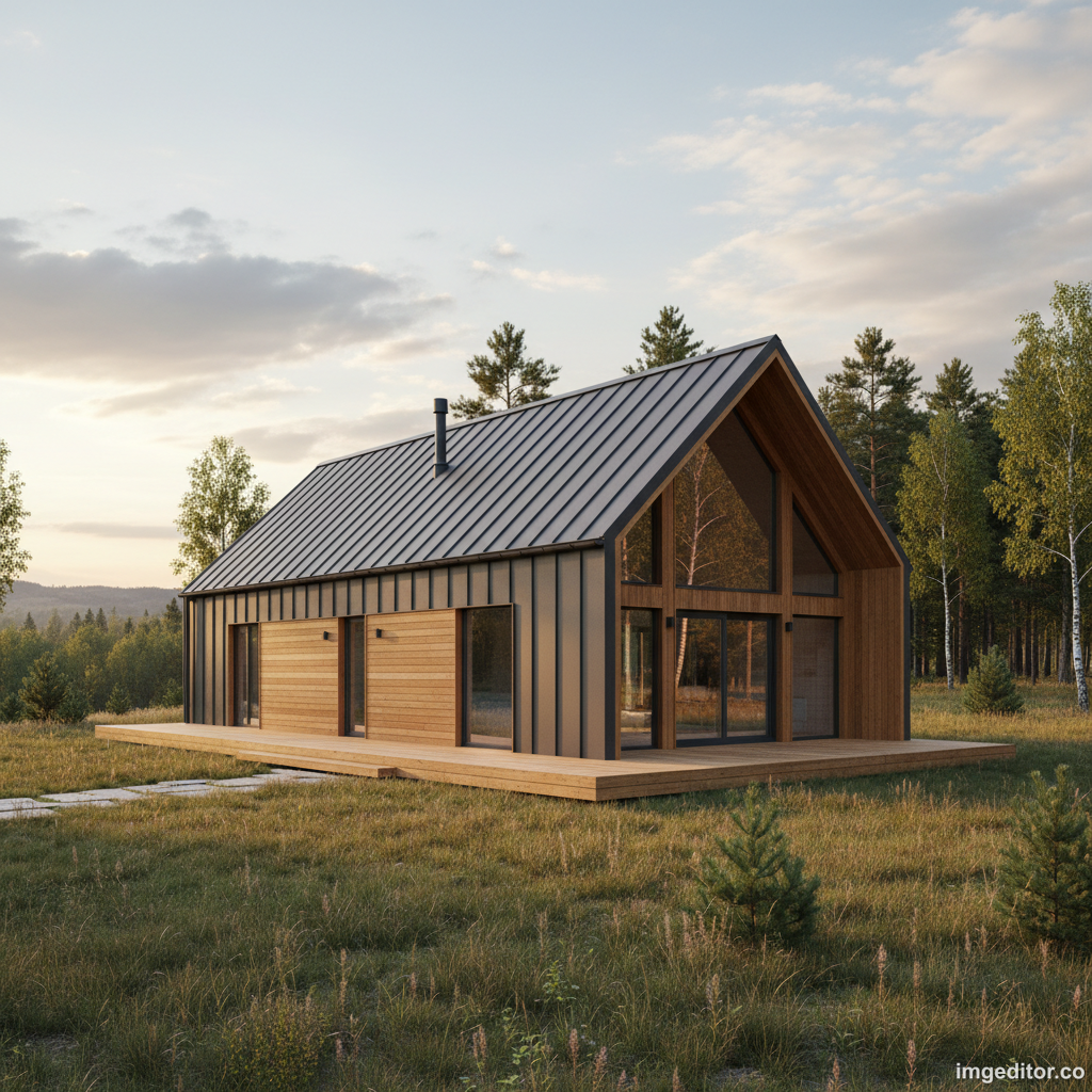 Барнхаус: что это за дом, технология строительства