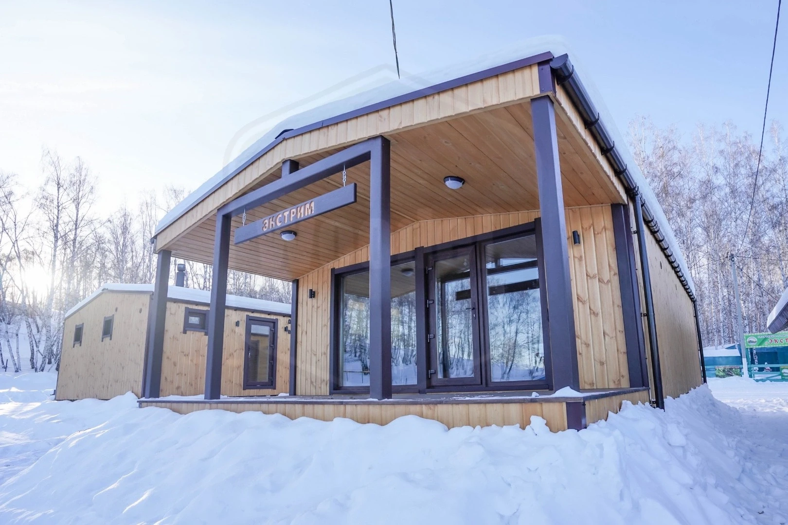 Модульный дом и баня в селе Аскарово