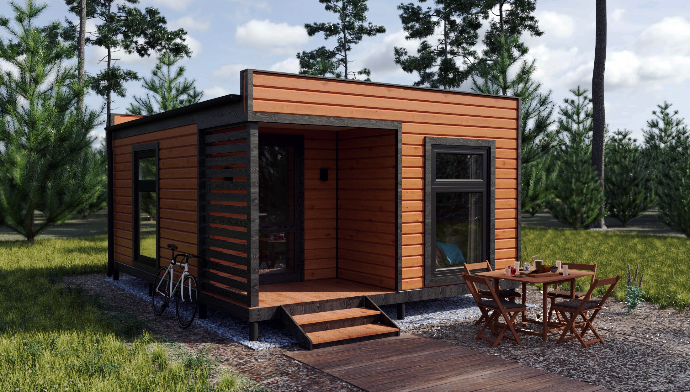 Дом BOX серии Lite 4.5х6+2