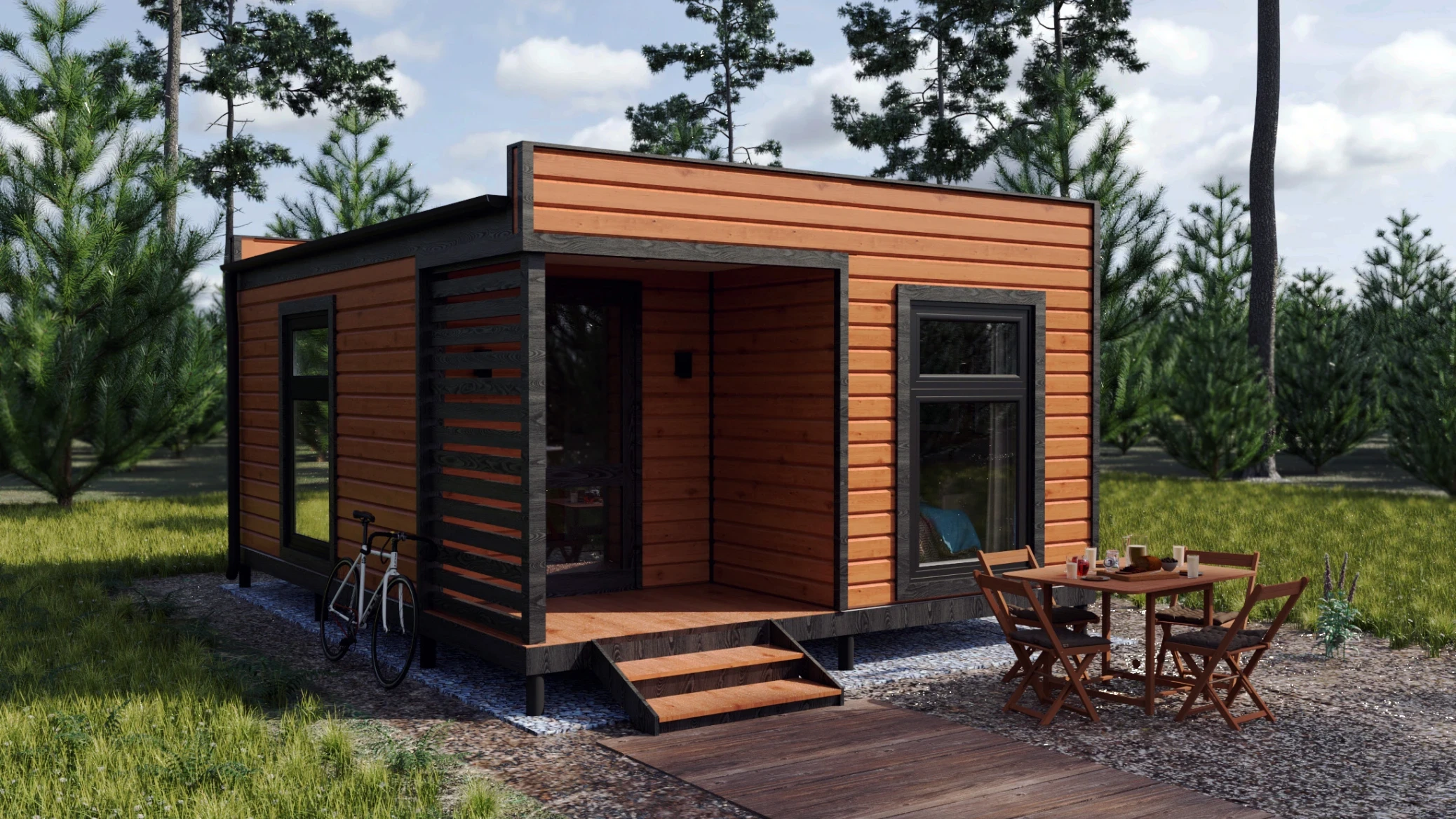 модульный дом для дачи