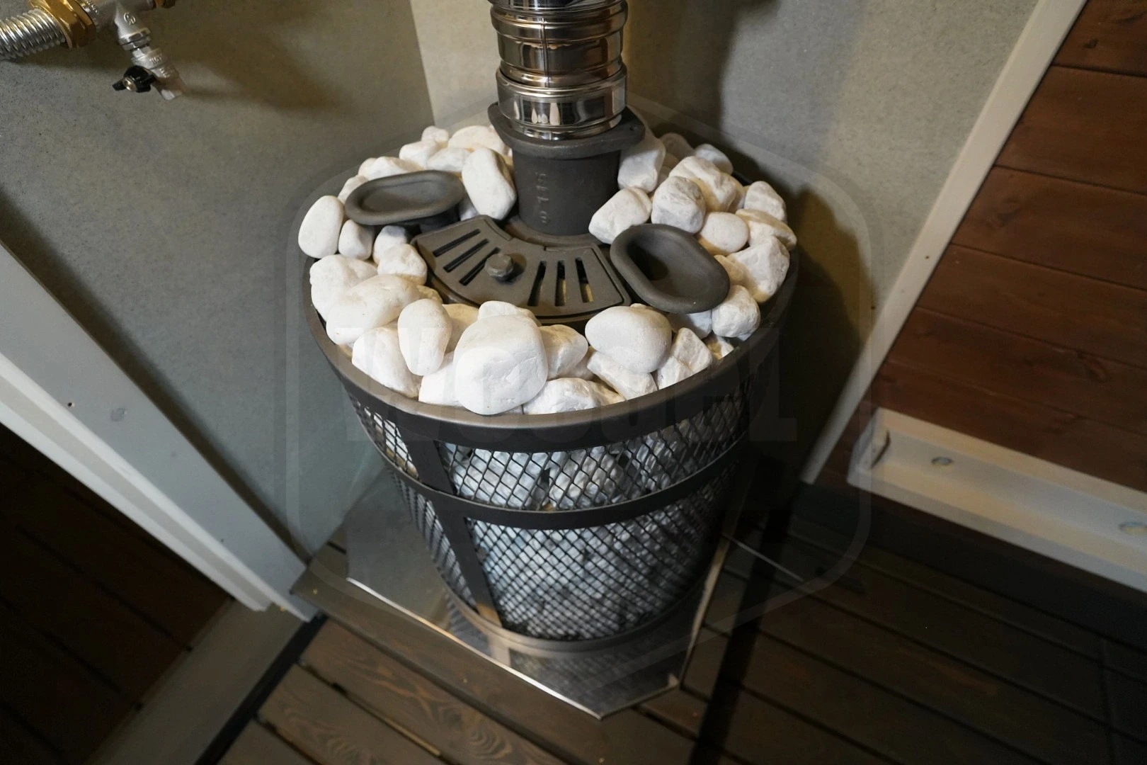 Модульная баня woodel barn 4,5x7 метров