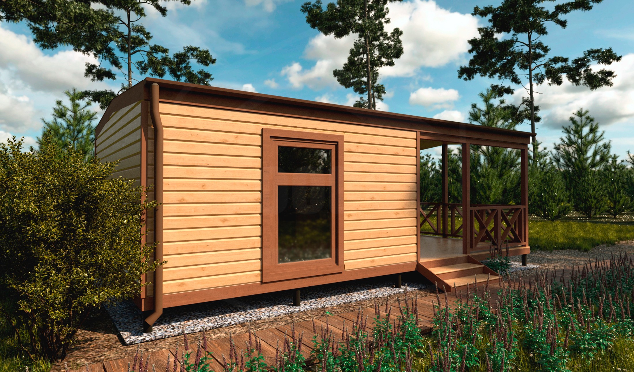 Дом Heat серии Lite 4.5х6+2