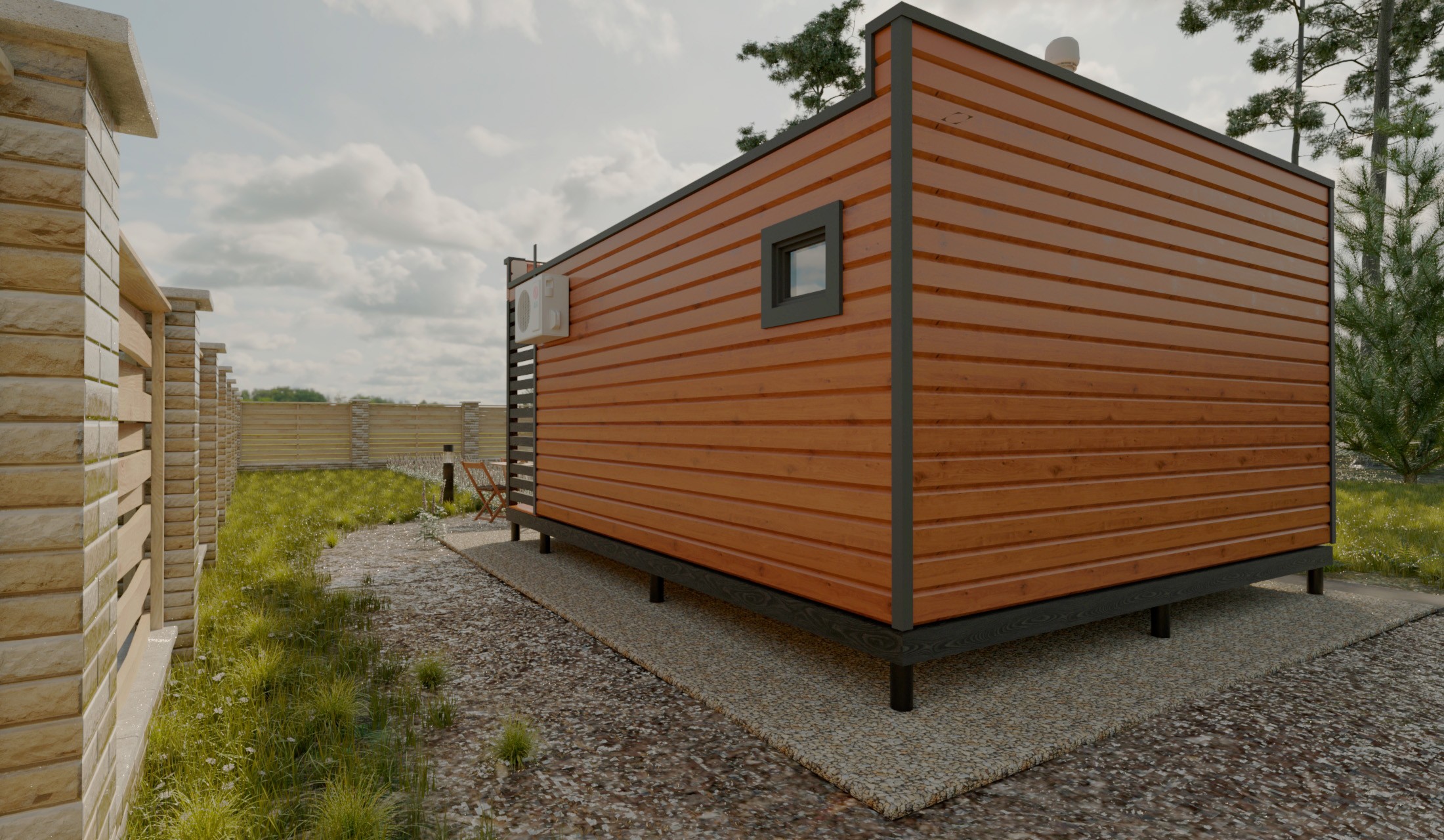 Дом BOX серии Lite 4,5х5+1