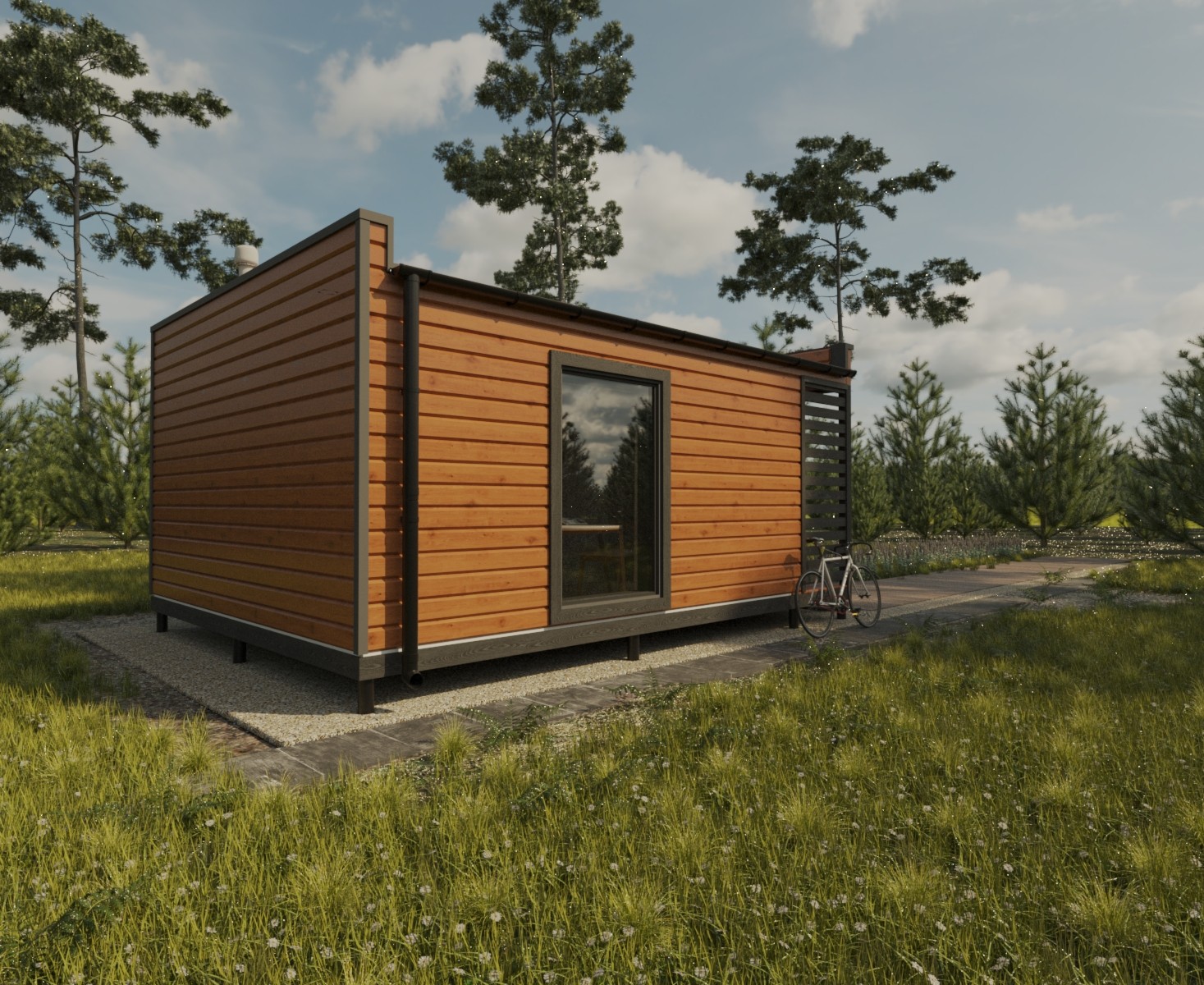 Дом BOX серии Lite 4,5х5+1