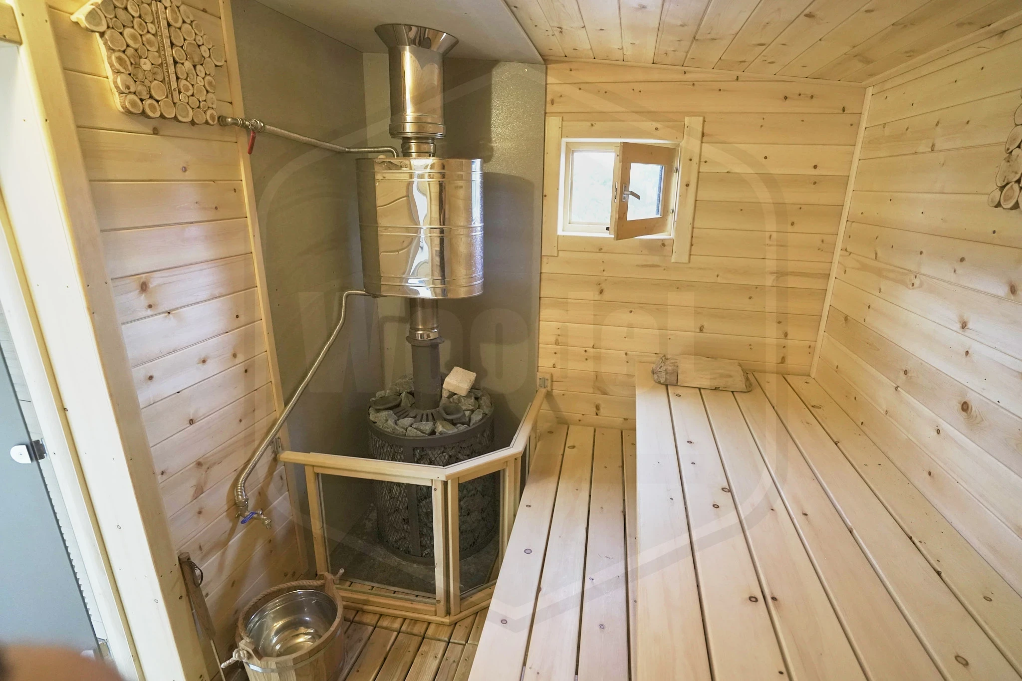 Интерьер модульной бани